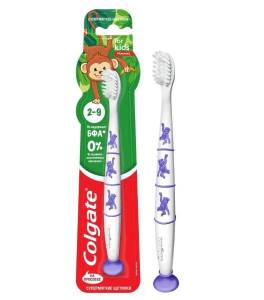 Зубная щетка Детская с обезьянкой Colgate 2-9 лет